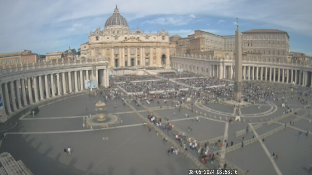 Webcam Roma, Piazza San Pietro - Città del Vaticano