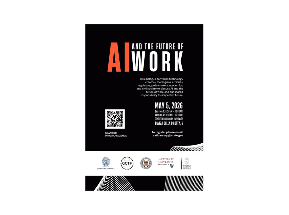At the Pontifical Gregorian University, the international event “The AI and the Future of Work” took place