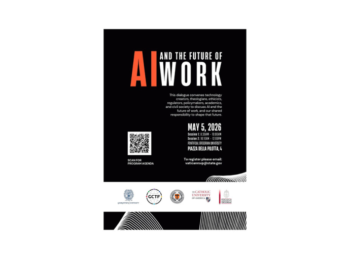 At the Pontifical Gregorian University, the international event “The AI and the Future of Work” took place