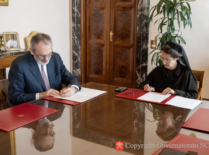 Firmado el Protocolo de Entendimiento entre la Gobernación del Estado de la Ciudad del Vaticano y Consip S.p.A.