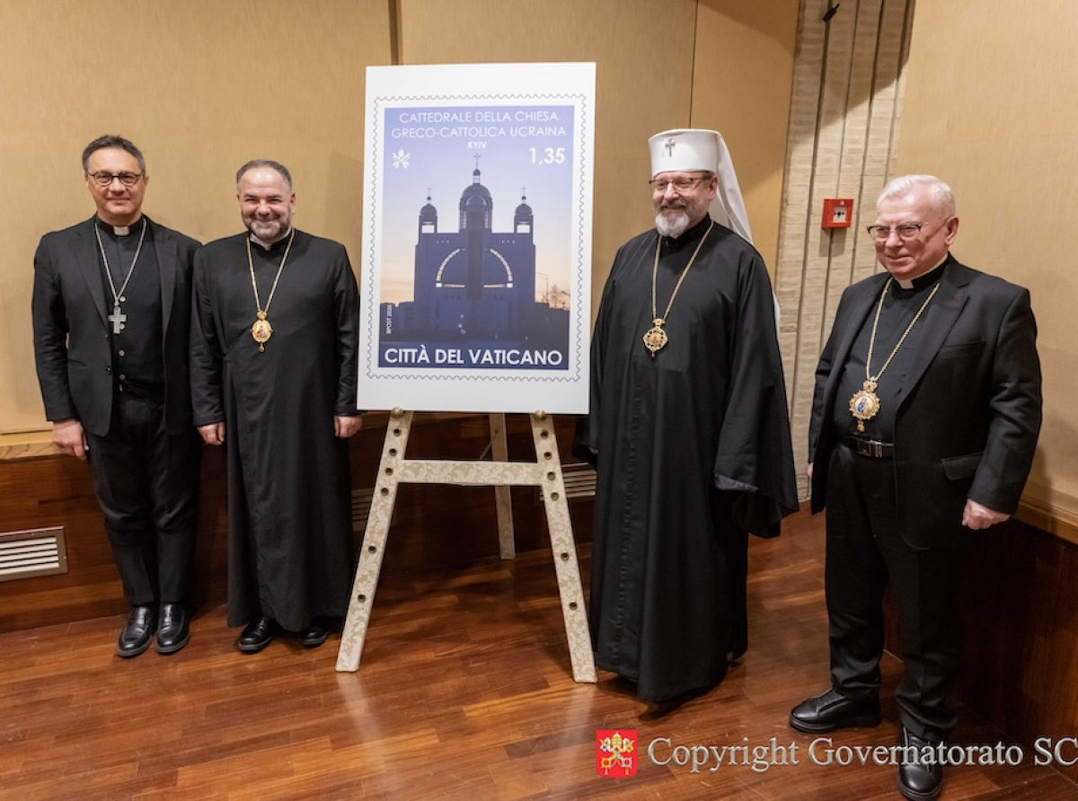 Presentati francobollo, folder e busta-ricordo dedicati alla Chiesa greco-cattolica in Ucraina
