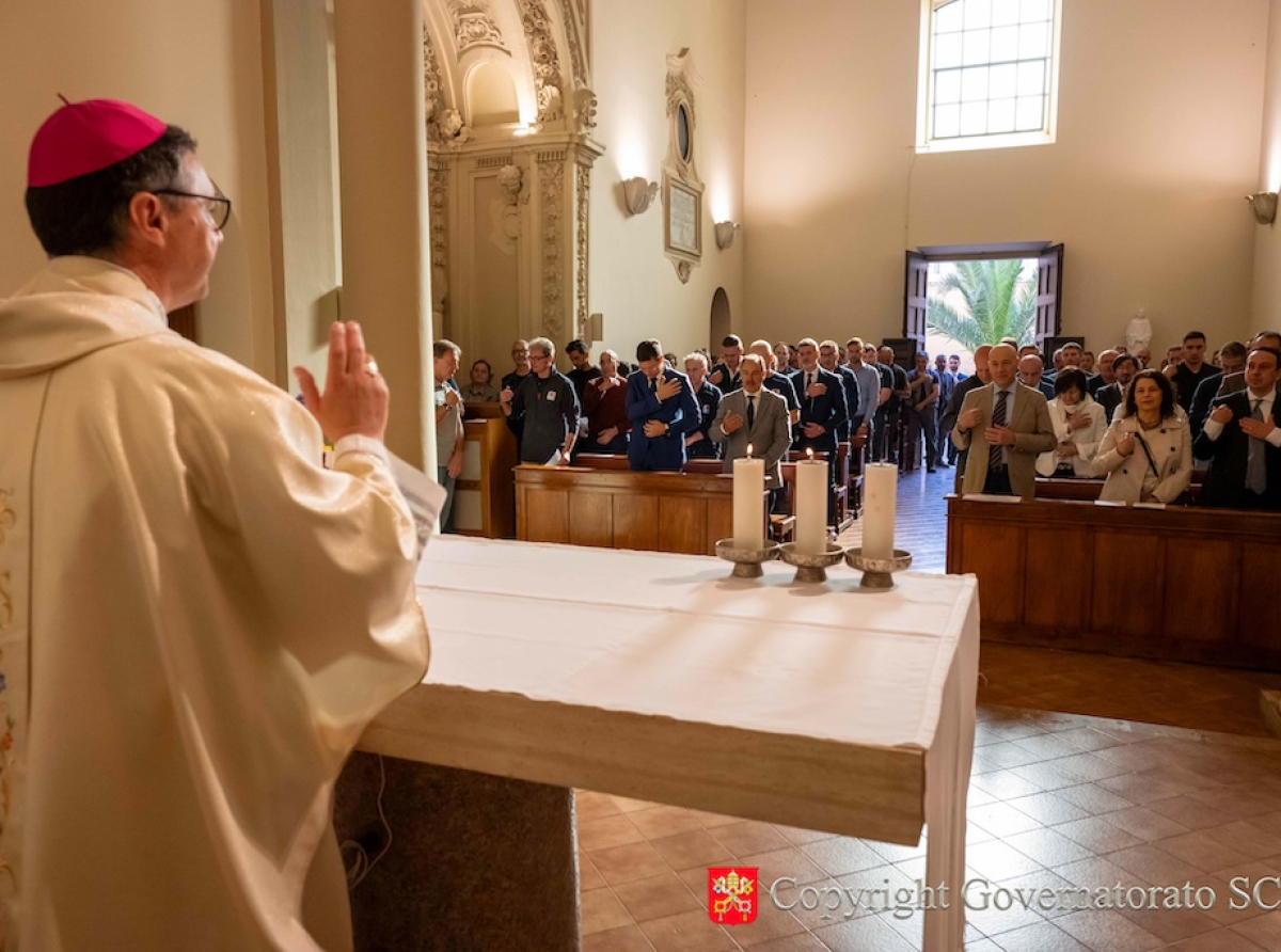 L’Arcivescovo Nappa ha presieduto la celebrazione eucaristica nella memoria liturgica di Santa Rita da Cascia per i dipendenti della Direzione delle Infrastrutture e Servizi 