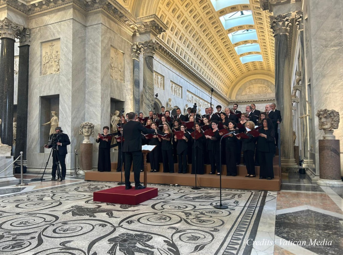Nel Braccio Nuovo dei Musei Vaticani, concerto in occasione del 325° anniversario della fondazione della Pontificia Accademia Ecclesiastica