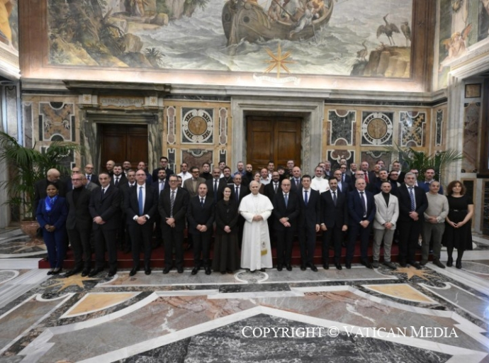 Leone XIV ha incontrato dirigenti, impiegati e maestranze della Floreria e dell’Ufficio Edilizia del Governatorato