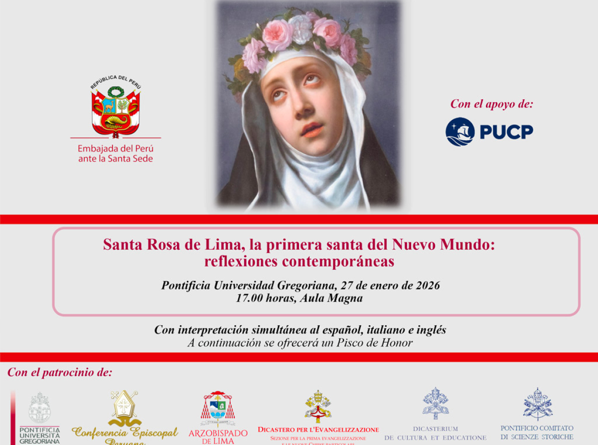 Conference on Saint Rose of Lima at the Pontifical Gregorian University