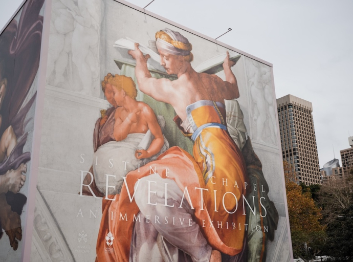 A Sidney la visita del Presidente del Governatorato alla mostra “Sistine Chapel Revelations”