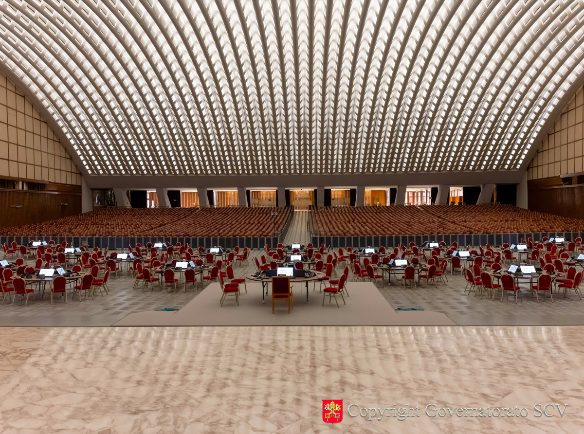 Nueva iluminación LED para el Aula Pablo VI