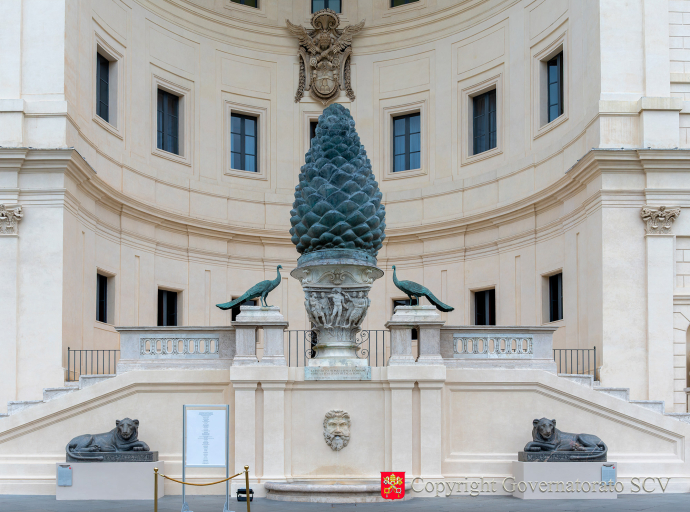 Inauguration of the Restored Bramante Courtyard