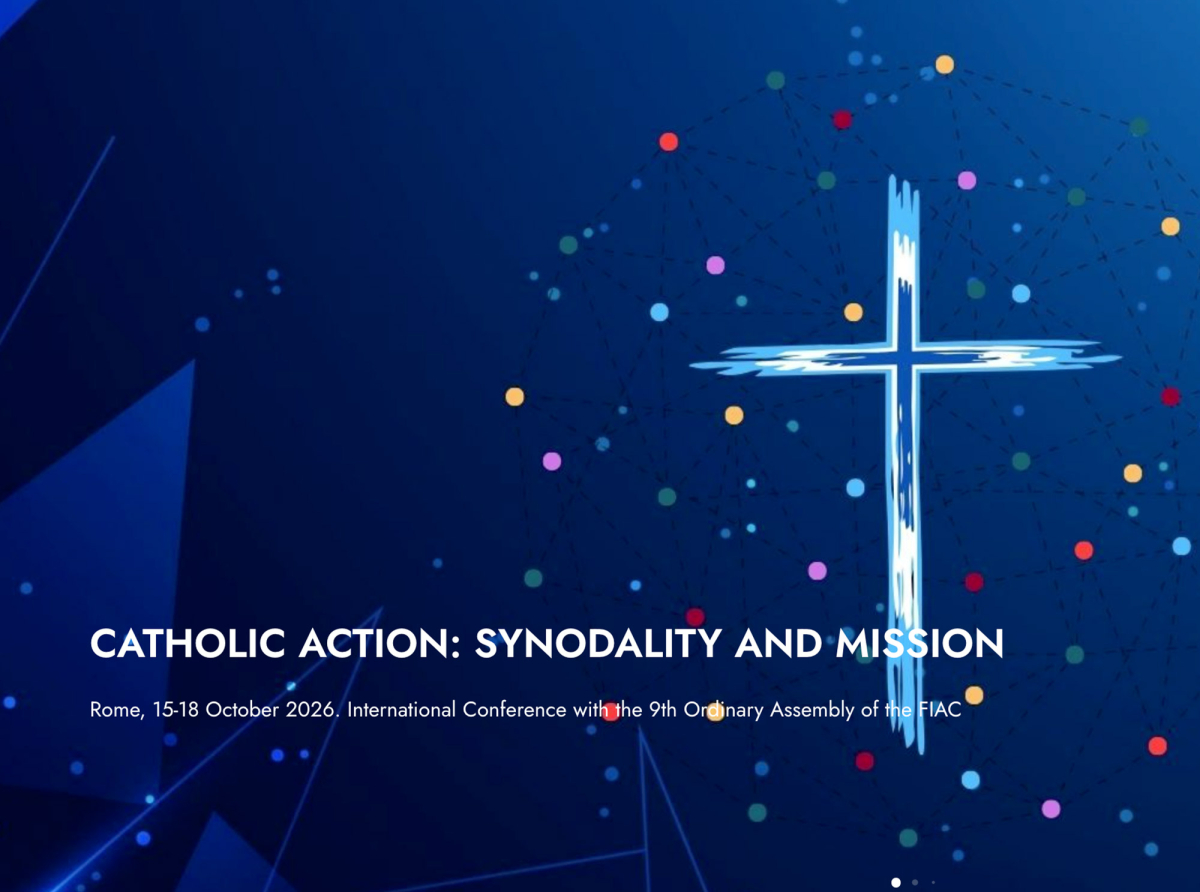 At the Ninth Ordinary Assembly of the International Forum of Catholic Action (FIAC) 