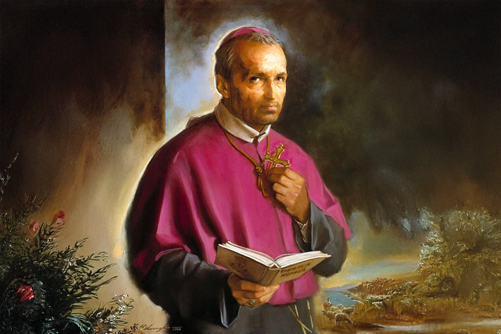 August 1st: Saint Alphonsus Maria de’ Liguori, Bishop and Doctor of the Church