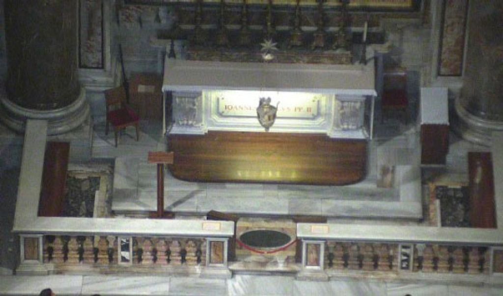 Tomba del Santo Giovanni Paolo II